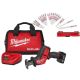 Milwaukee M12 FUEL 12V Lithium-Ion Brushless Cordless HACKZALL Kit w/SAWZALL Wood and Metal Cutting Bi-Metal Saw Blade Set (20PC) 2520-21XC-49-22-1110U