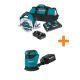Makita 18V X2 LXT (36V) Brushless 7-1/4 in. Circular Saw Kit 5.0Ah with 18V LXT 5 in. Random Orbit Sander XSH06PT-XOB01Z