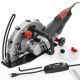 XtremepowerUS 14 in. 15 Amp Corded Industrial Cutter Wet/Dry Circular Saw with Guide Roller and Depth Adjustment 50118-H1