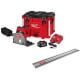 Milwaukee M18 FUEL 18V Lithium-Ion Brushless Cordless 6-1/2 in. Plunge Track Saw Kit with 55 in. Track Saw Guide Rail 2831-21-48-08-0571