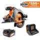 RIDGID 18V Cordless 6-1/2-in. Circular Saw Kit with 4.0 Ah Battery and Charger R8655K