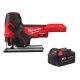 Milwaukee M18 FUEL 18V Lithium-Ion Brushless Cordless Barrel Grip Jig Saw with 5.0 Ah Battery 2737B-20-48-11-1850