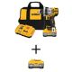 DEWALT 20V XR Lithium-Ion Cordless Hammer Drill Kit with (2) 8.0 Ah Battery, Charger and Kit Bag DCD1007WW1W2108