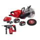 Milwaukee M18 FUEL ONE-KEY 18V Lith-Ion Brushless Cordless 9 in. Cut Off Saw Kit W/(2) 12. 0Ah Batteries & Charger & Rotary Hammer 2786-22HD-2912-20
