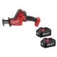Milwaukee M18 FUEL 18V Lith-Ion Brushless Cordless HACKZALL Reciprocating Saw w/ (2) High Output 6.0 Ah Battery Pack 2719-20-48-11-1862