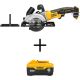 DEWALT ATOMIC 20V MAX Lithium-Ion Cordless Brushless 4-1/2 in. Circular Saw with 20V MAX Premium Lithium-Ion 6.0Ah Battery Pack DCS571BWDCB206