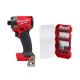 Milwaukee M18 FUEL 18V Lithium-Ion Brushless Cordless 1/4 in. Hex Impact Driver with 25PC SHOCKWAVE Impact Screw Driver Bit Set 2953-20-48-32-4095