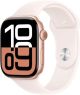 Apple Watch Series 10 (GPS) 46mm Aluminum Case with Light Blush Sport Band - S/M - Rose Gold