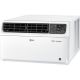 LG - 8,500 BTU High Efficiency Dual Inverter Window Air Conditioner with Wi-Fi and LCD Remote, 115V - White