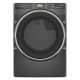 Whirlpool - 7.4 Cu. Ft. Stackable Smart Electric Dryer with Steam and Wrinkle Shield Option - Volcano Black