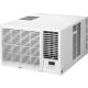 LG - 12,200 BTU 230/208-Volt Window Air Conditioner with Cool, Heat and Wi-Fi Control in White - White