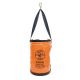 Klein Tools Utility Bucket, Vinyl Tool Bucket with Top Close, Swivel Snap, 12-Inch