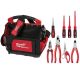 Milwaukee 15 in. PACKOUT Tote & Electrician Hand Tool Set (9-Piece)