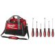 Milwaukee 20 in. PACKOUT Tool Bag with Screwdriver Set (6-Pieces)