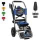 Westinghouse 2700 PSI 1.76 GPM 13 Amp Cold Water Electric Powered Pressure Washer with Turbo Nozzle and 5 Quick Connect Tips