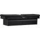 Buyers Products Company 18 in. x 27 in. x 71 in. Textured Matte Black Diamond Tread Aluminum Crossover Gull Wing Truck Tool Box