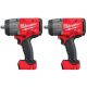 Milwaukee M18 FUEL 18V Lithium-Ion Brushless Cordless 1/2 in. Impact Wrench with Friction Ring (2-Tool)