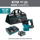 Makita 40V max XGT Brushless Cordless 13/16 in. Rotary Hammer Kit w/Extractor, AFT, AWS Capable (2.5Ah)