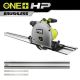 RYOBI ONE+ HP 18V Brushless Cordless 6-1/2 in. Track Saw (Tool Only) with 55 in. Track Saw Track