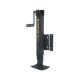 Trailer Valet Drill Powered 7,000 lb Side Bracket Mount Heavy Duty Square Drop Leg Trailer Jack with 47 inch total extension