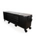 Husky 108 in. W 24 in. D 9-Drawer Heavy-Duty Mobile Workbench with SS Top Matte Black