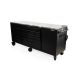 Husky 84 in. W 24 in. D 9-Drawer Heavy-Duty Mobile Workbench with SS Top Matte Black