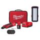 Milwaukee M12 12V Lithium-Ion Cordless Brushless Rotary Tool Kit with M12 12V ROVER Service and Repair Flood Light