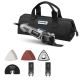 Dremel Multi-Max 50 5 Amp Variable Speed Corded Oscillating Multi-Tool Kit with 3PK Universal 1-1/8 in. Carbide Flush Blade