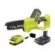 RYOBI ONE+ 18V 6 in. Cordless Battery Compact Pruning Mini Chainsaw and 18V Cordless Pruner with 2.0 Ah Battery and Charger