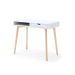AC Pacific 36 inch Rectangular White 2 Drawer Desk Components w/ Storage
