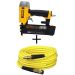 DEWALT 18-Gauge Pneumatic 2 in. Brad Nailer Kit with Bonus 50 ft. x 1/4 in. Air Hose