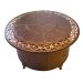 AZ Patio Heaters 48inch Aluminum Round Decorative Firepit in Bronze
