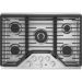 GE Profile 30 in. Gas Cooktop in Stainless Steel with 5 Burners with Rapid Burner Technology