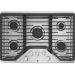GE 30 in. Gas Cooktop in Stainless Steel with 5 Burners including Power Burners