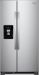 Whirlpool - 24.6 Cu. Ft. Side-by-Side Refrigerator - Stainless steel