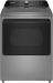 Whirlpool - 7.5 cu. ft. Smart Electric Top Load Dryer with Steam Iron and AI Dry - Radiant Silver
