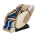 REAL RELAX Favor Beige Faux Leather Massage Chair with Recliner, Zero Gravity, Full Body Air Pressure, Bluetooth, Heat, Foot Roller