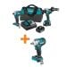 Makita 18V LXT Lithium-Ion Brushless Cordless Combo Kit 5.0Ah (2-Pc) with 18V LXT Brushless 4-Speed 1/2 in. Impact Wrench