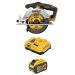 DEWALT 20V MAX Lithium-Ion Cordless Brushless 6-1/2 in. Sidewinder Style Circular Saw with 20V/60V MAX flexvolt 9 Ah Battery