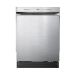 Midea - 24" Front Control Built-In Dishwasher with Auto-Open Door, Hybrid Tub, Heated Dry, 52 dB - Stainless Steel
