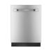 Midea - 24" Top Control Dishwasher with 3-Stage Total Drying, Bottle Wash Zone, 47 dB - Stainless Steel