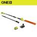 RYOBI ONE+ 18V 18in. Cordless Battery Pole Hedge Trimmer with 2.0 Ah Battery & Charger PCLPHG01K