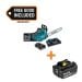 Makita LXT 16 in. 18V X2 (36V) Brushless Battery Top Handle Chainsaw Kit (5.0Ah) with 18V LXT High Capacity Battery Pack 5.0Ah XCU09PT-BL1850B