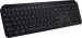Logitech - MX Keys S Advanced Full-size Wireless Scissor Keyboard for PC and Mac with Backlit keys - Black