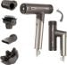 Shark - SpeedStyle™ Pro FLEX Professional Performance High-Velocity Hair Dryer System - Metallic Gray