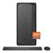 HP - OmniDesk Desktop - AMD Ryzen 3 - 8GB DDR5 Memory - 256GB SSD - Gray Wood