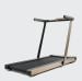 Sunny Health & Fitness Space Saving Treadmill, Motorized w/ Speakers for AUX Audio Connection