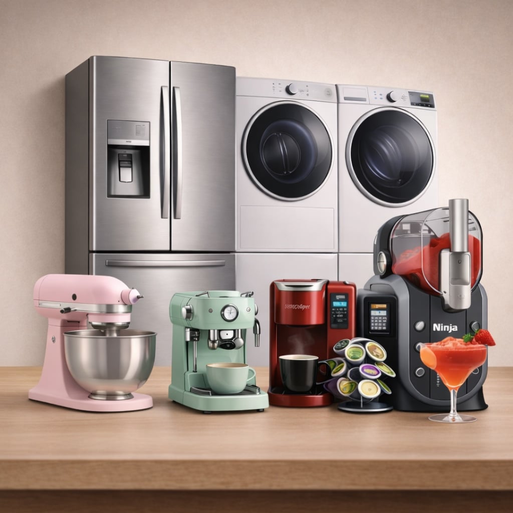Lease-to-own home appliances